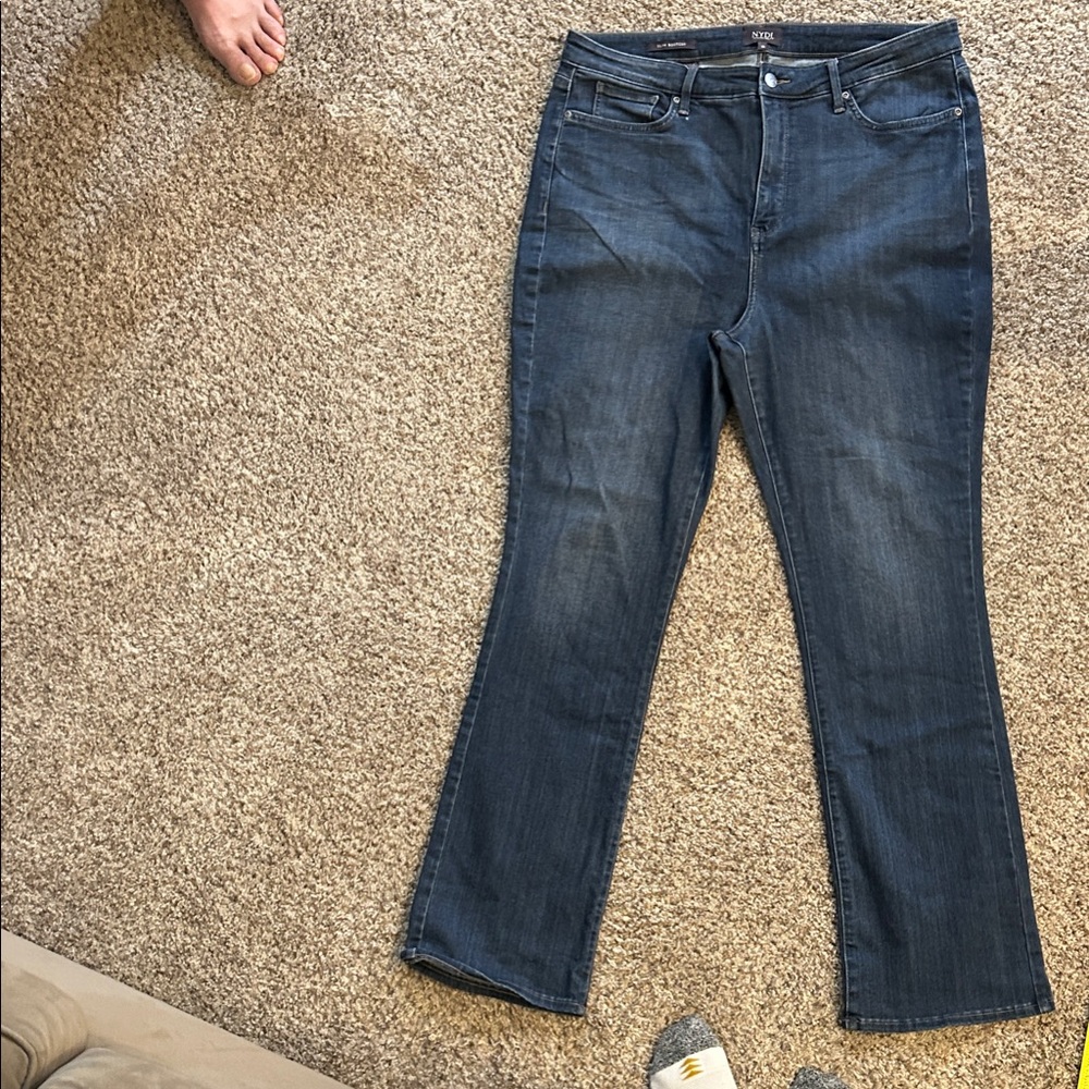 NYDJ Classic Indigo Boot Cut Jeans